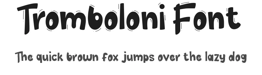 Tromboloni Font by CalligraphyFonts.net — Display Font