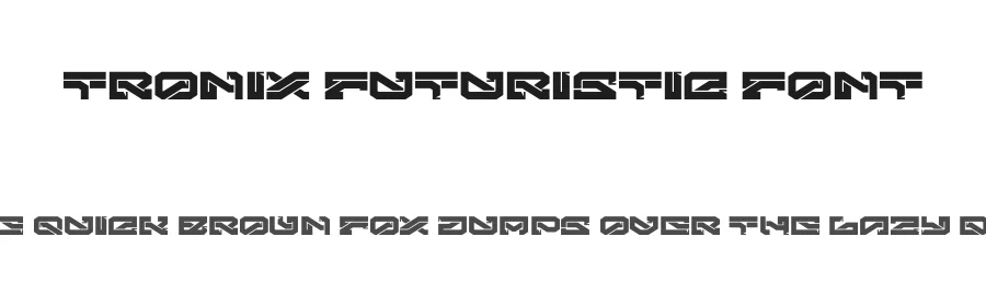 Tronix Futuristic Font by PutraCetol Studio — Display Font