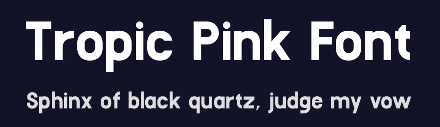 Tropic Pink Font by Amorfa Type — Display Font — thumbnail 2