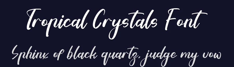 Tropical Crystals Font by stylishtype.co — Script Handwritten Font — thumbnail 2