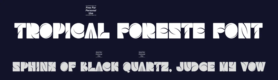 Tropical Foreste Font by SlideShoot — Decorative Font — thumbnail 2
