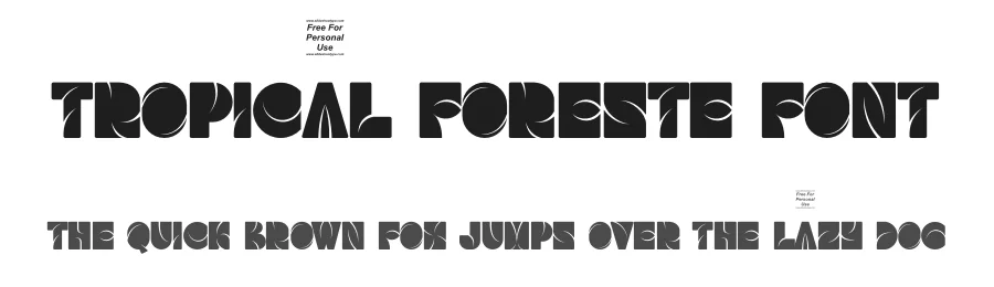 Tropical Foreste Font by SlideShoot — Decorative Font