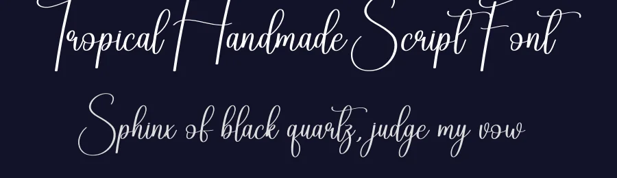 Tropical Handmade Script Font by andikastudio — Script Handwritten Font — thumbnail 2