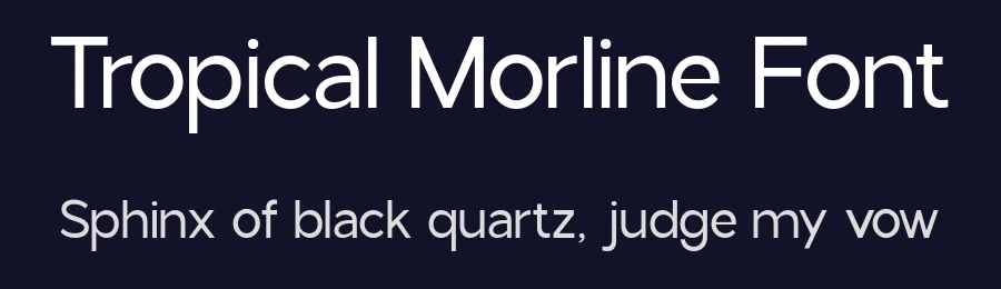 Tropical Morline Font by zeenesia — Display Font — thumbnail 2