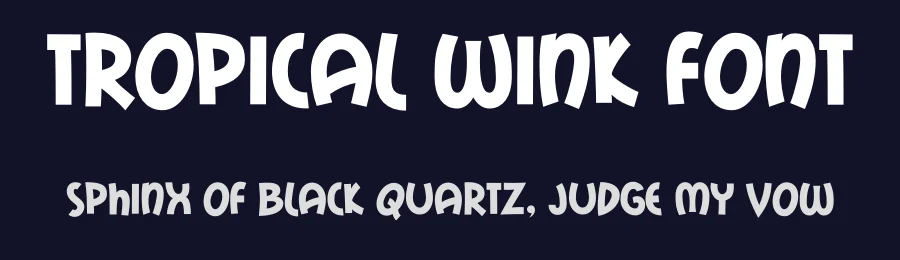 Tropical Wink Font by HipFonts — Display Font — thumbnail 2