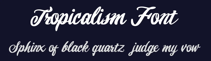 Tropicalism Font by fourtypestd — Script Handwritten Font — thumbnail 2
