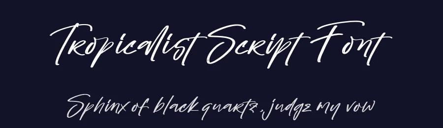 Tropicalist Script Font by Operatype.Co — Script Handwritten Font — thumbnail 2