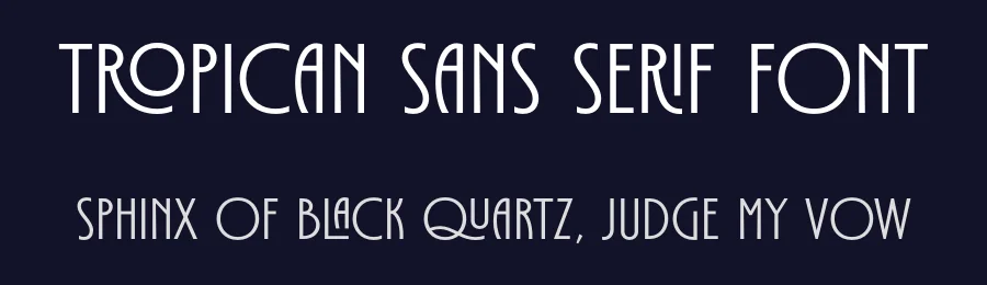 Tropican Sans Serif Font by Letteralle — Sans Serif Font — thumbnail 2