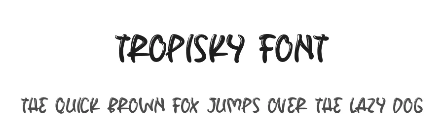 Tropisky Font by VinType — Display Font