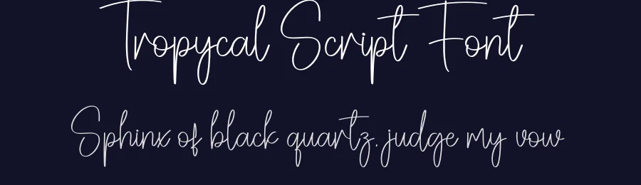 Tropycal Script Font by creativeletter — Script Handwritten Font — thumbnail 2