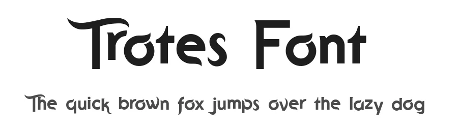 Trotes Font by FG Studios — Display Font