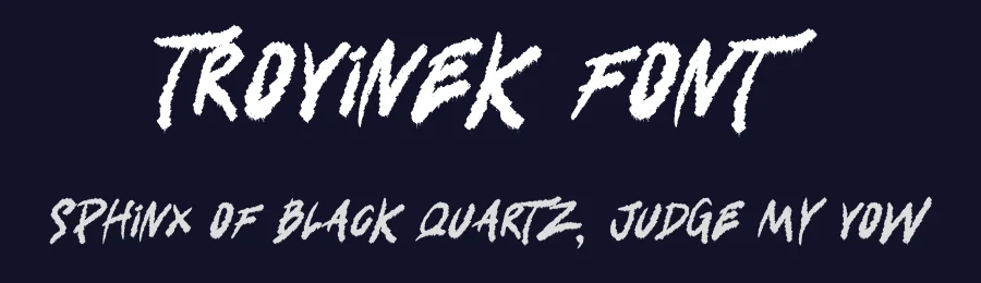 Trovinek Font by Dhabee — Script Handwritten Font — thumbnail 2
