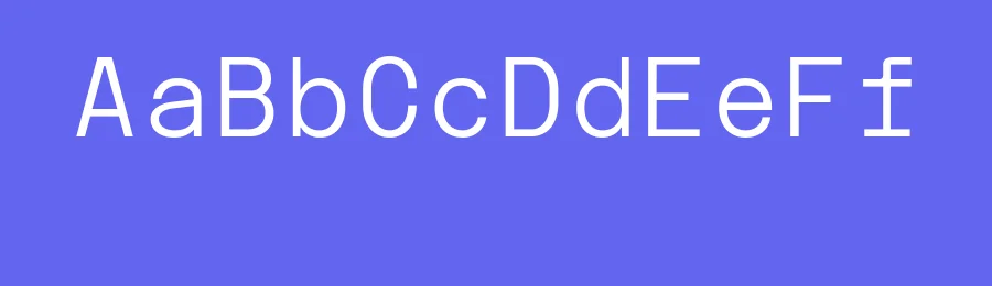 TRT Interval Monospace by truetype — Display Font — thumbnail 3