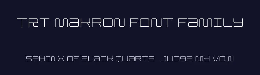 TRT Makron Font Family by truetype — Decorative Font — thumbnail 2