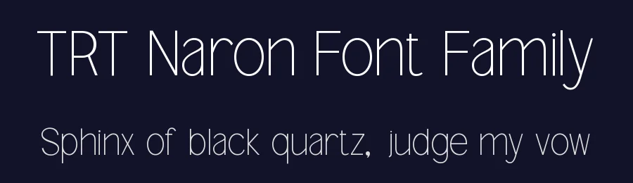 TRT Naron Font Family by truetype — Decorative Font — thumbnail 2