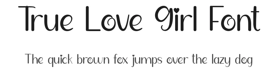 True Love Girl Font by noahtype — Script Handwritten Font