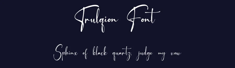 Trulqion Font by Denustudios — Script Handwritten Font — thumbnail 2