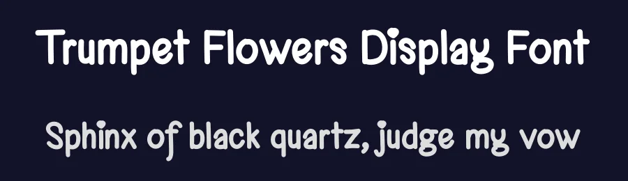 Trumpet Flowers Display Font by andikastudio — Script Handwritten Font — thumbnail 2