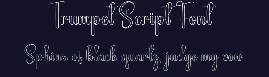 Trumpet Script Font by andikastudio — Script Handwritten Font — thumbnail 2
