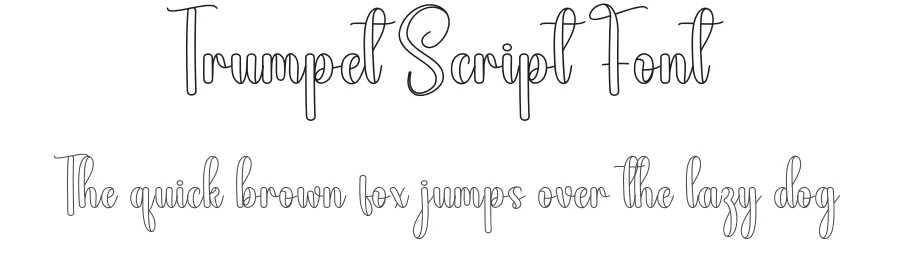 Trumpet Script Font by andikastudio — Script Handwritten Font