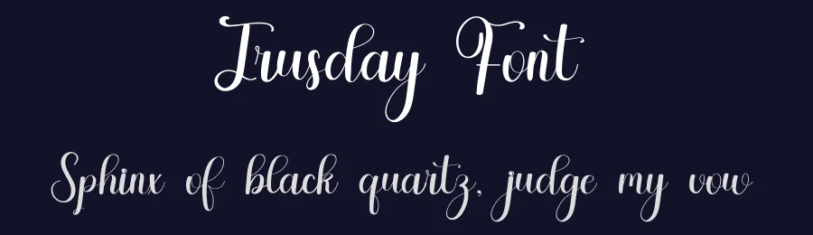 Trusday Font by inermediaSTUDIO — Script Handwritten Font — thumbnail 2