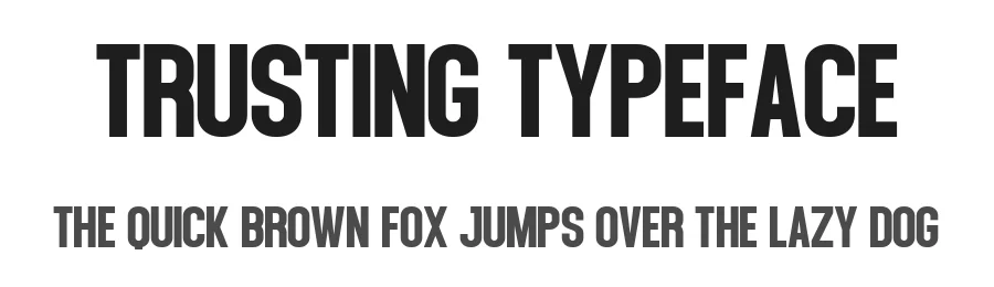 Trusting Typeface by Craftedtype — Decorative Font