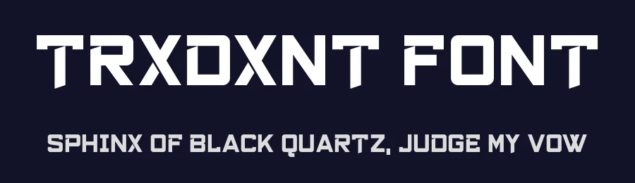 Trxdxnt Font by Chequered Ink — Display Font — thumbnail 2
