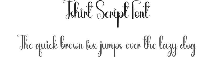 Tshirt Script Font by andikastudio — Script Handwritten Font