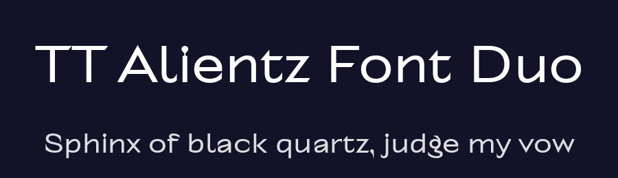 TT Alientz Font Duo by TYPETYPE — Sans Serif Font — thumbnail 2