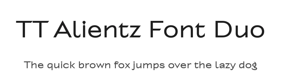 TT Alientz Font Duo by TYPETYPE — Sans Serif Font