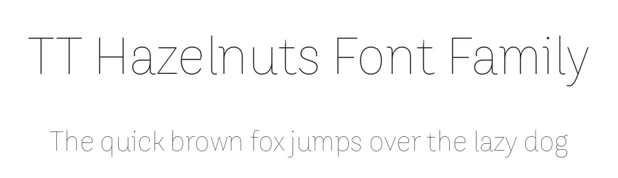 TT Hazelnuts Font Family by TYPETYPE — Sans Serif Font