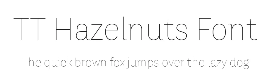 TT Hazelnuts Font by TypeType Foundry — Sans Serif Font