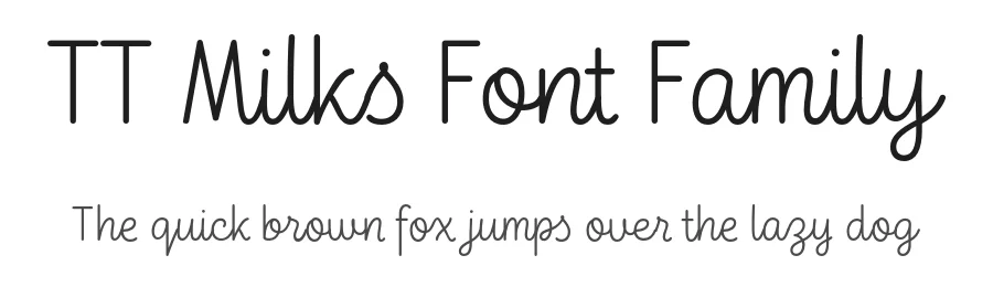 TT Milks Font Family by TYPETYPE — Sans Serif Font