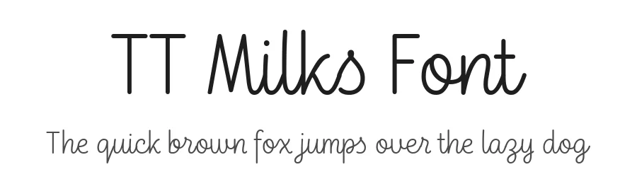 TT Milks Font by TypeType Foundry — Sans Serif Font