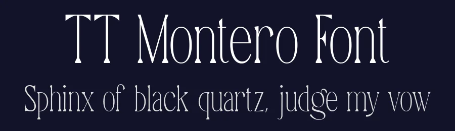 TT Montero Font by truetype — Decorative Font — thumbnail 2