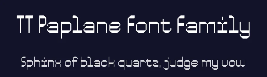TT Paplane Font Family by TypeType Foundry — Sans Serif Font — thumbnail 2