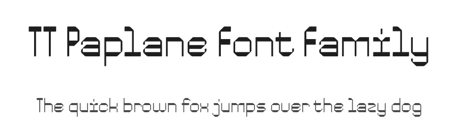 TT Paplane Font Family by TypeType Foundry — Sans Serif Font