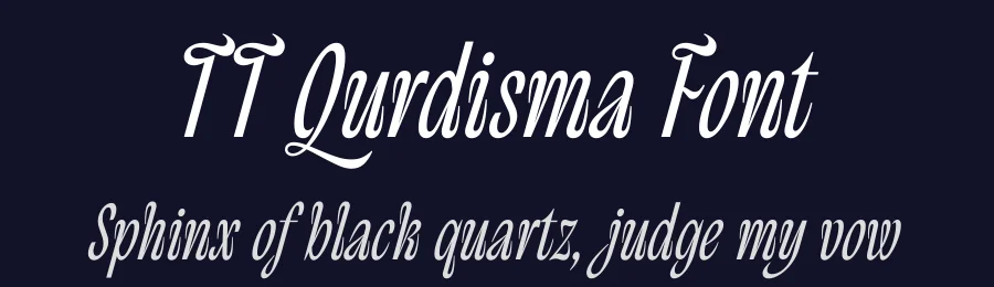 TT Qurdisma Font by TYPETYPE — Serif Font — thumbnail 2
