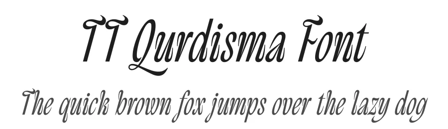TT Qurdisma Font by TYPETYPE β Serif Font