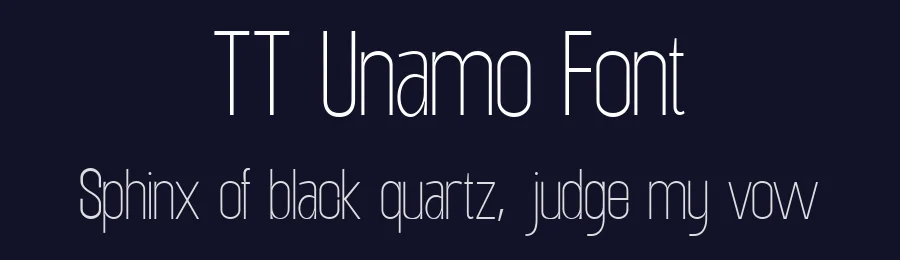 TT Unamo Font by truetype — Decorative Font — thumbnail 2