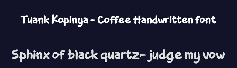 Tuank Kopinya – Coffee Handwritten font by productype — Script Handwritten Font — thumbnail 2