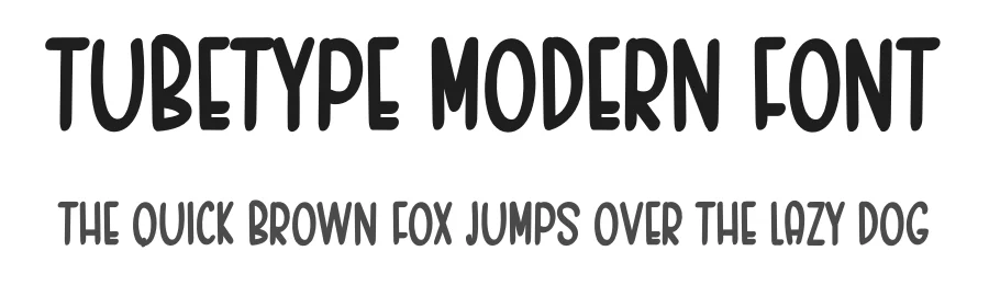 Tubetype Modern Font by inermediaSTUDIO — Display Font
