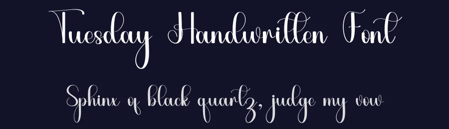 Tuesday Handwritten Font by inermediaSTUDIO — Script Handwritten Font — thumbnail 2