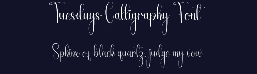 Tuesdays Calligraphy Font by andikastudio — Script Handwritten Font — thumbnail 2
