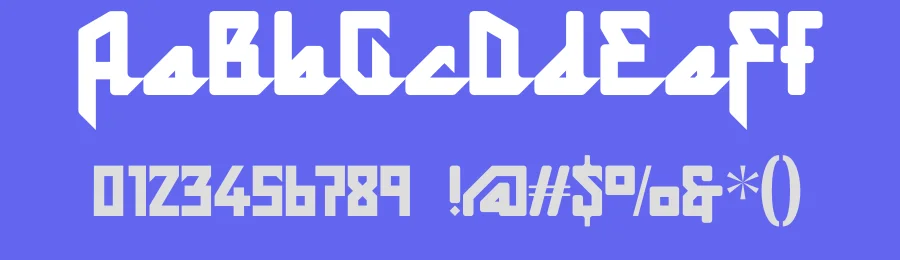 Tughra – Arabic Techno Font by MaikoHatta — Display Font — thumbnail 3