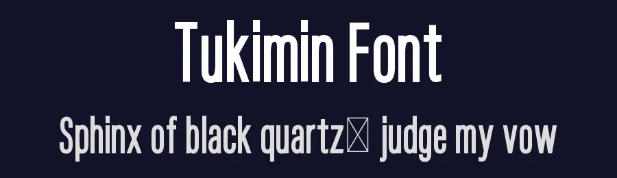 Tukimin Font by yantodesign — Sans Serif Font — thumbnail 2