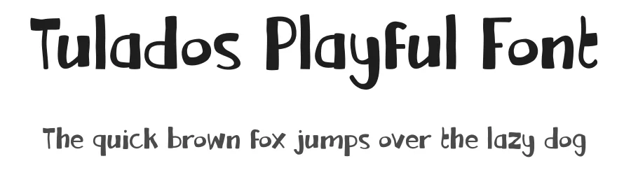 Tulados Playful Font by Tokokoo — Display Font