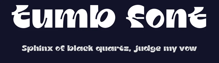 Tumb Font by That That Creative — Display Font — thumbnail 2