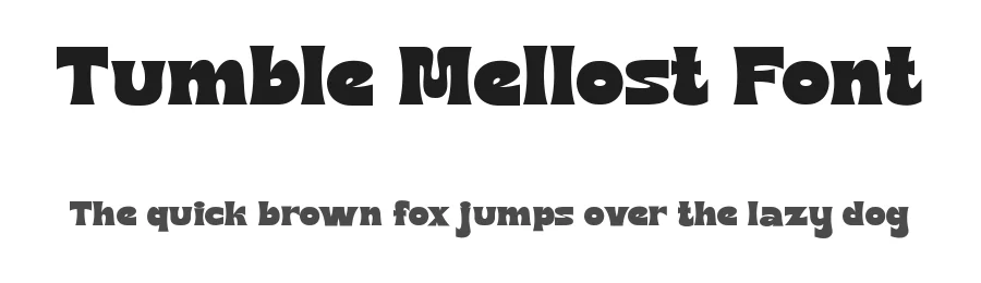 Tumble Mellost Font by Say Studio — Display Font