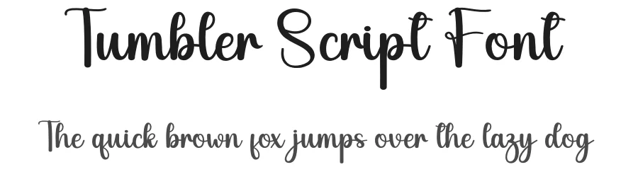 Tumbler Script Font by andikastudio — Script Handwritten Font